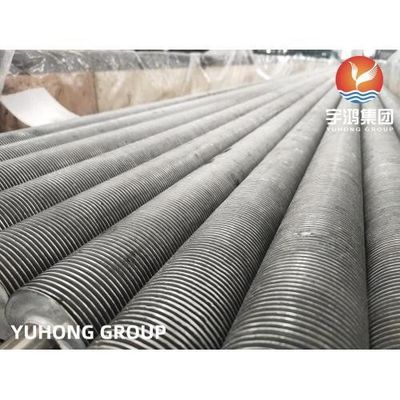 Extruded Fin Tube , ASME SA249 TP304 Finned Tube For Heat Exchanger , Air Cooler