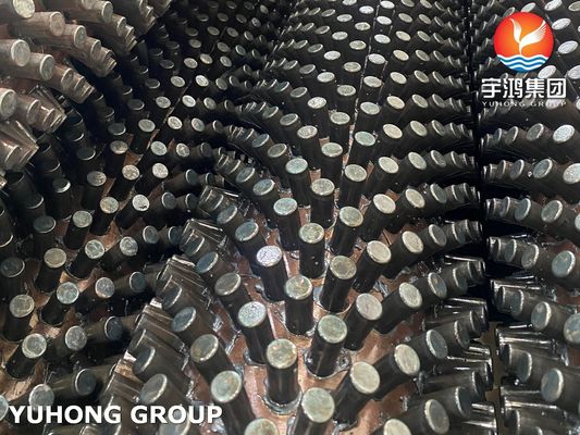 ASTM A335 P9 Studded Tube, With 11Cr Studs Material , Fired Heater , Furnace Application