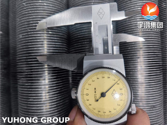 Incoloy 825 Sıcaklık aktarımı için AL 1060 malzemesiyle dışa çıkarılmış kanatlı tüp