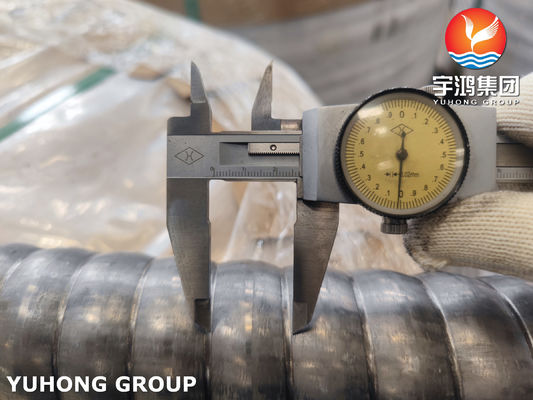 Corrugated Tube ASTM A312 310S Enhanced Heat Transfer Tube