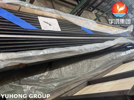 ASME SA179 L Type Spiral Finned Tubes With AL1060 Aluminum Fin High Efficiency Heat Transfer For Air Coolers Heat Exchangers