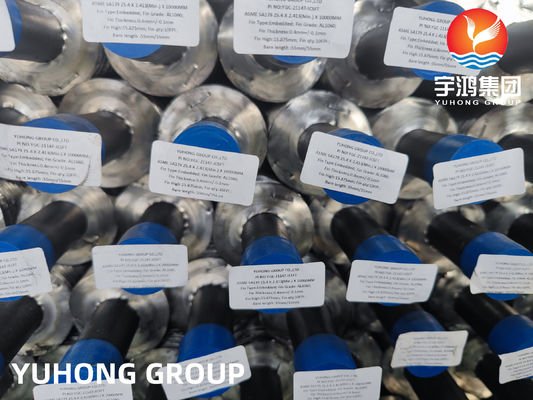 ASTM A179 Embedded Finned Tube with Al1100 Fins for Heat Exchangers