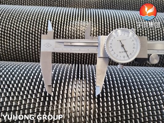 ASTM A312 TP304H High-Efficiency Serrated Finned Tubes Advanced HF Welding for Industrial Heaters
